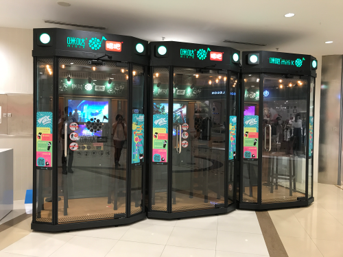 中国の一人カラオケボックス